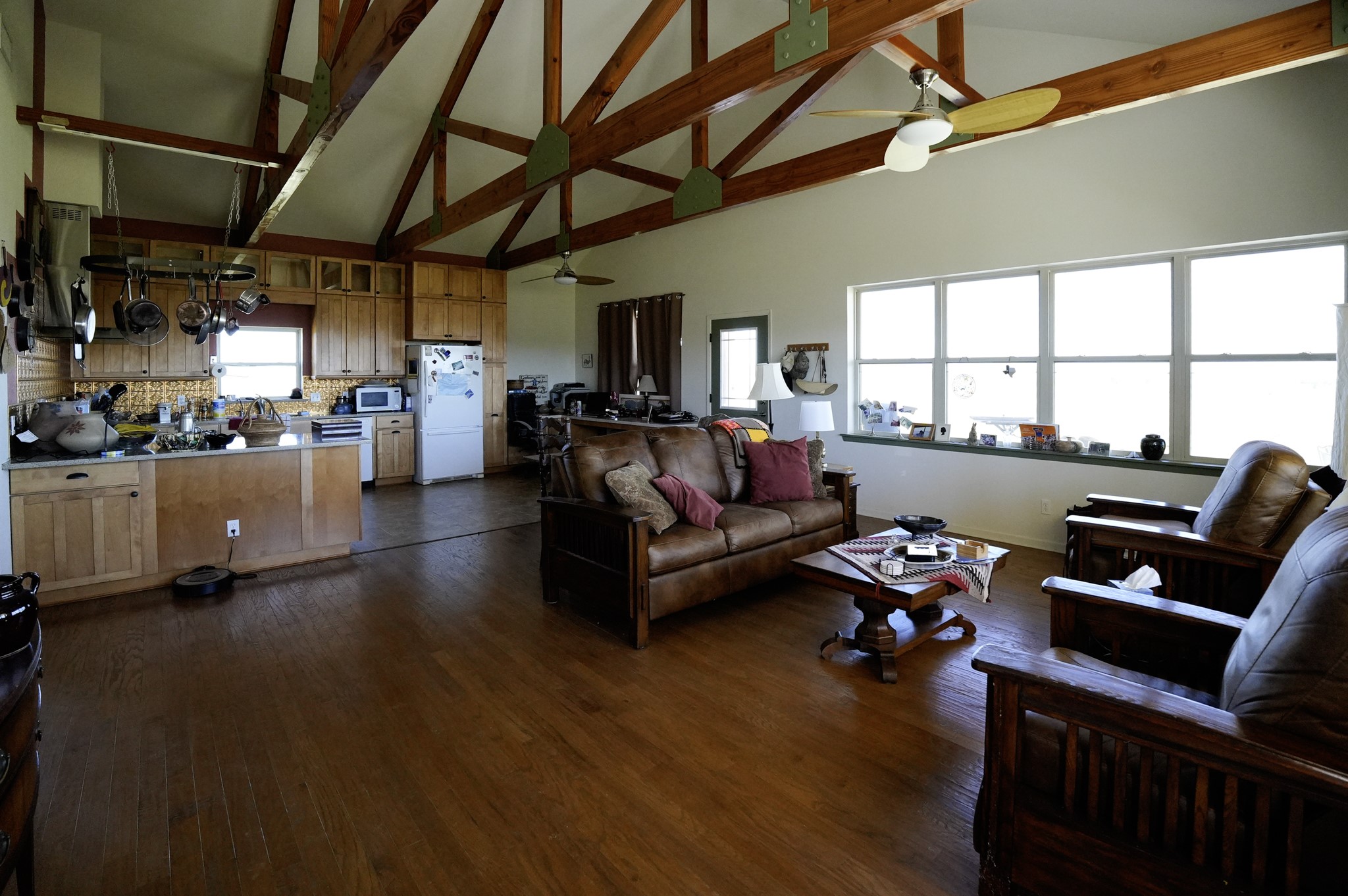 6455 Gebert Road Muldoon, TX 78949 - Photo 4 of 44 a living room with furniture and a large window