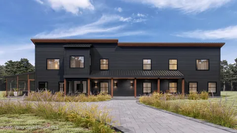 a front view of house