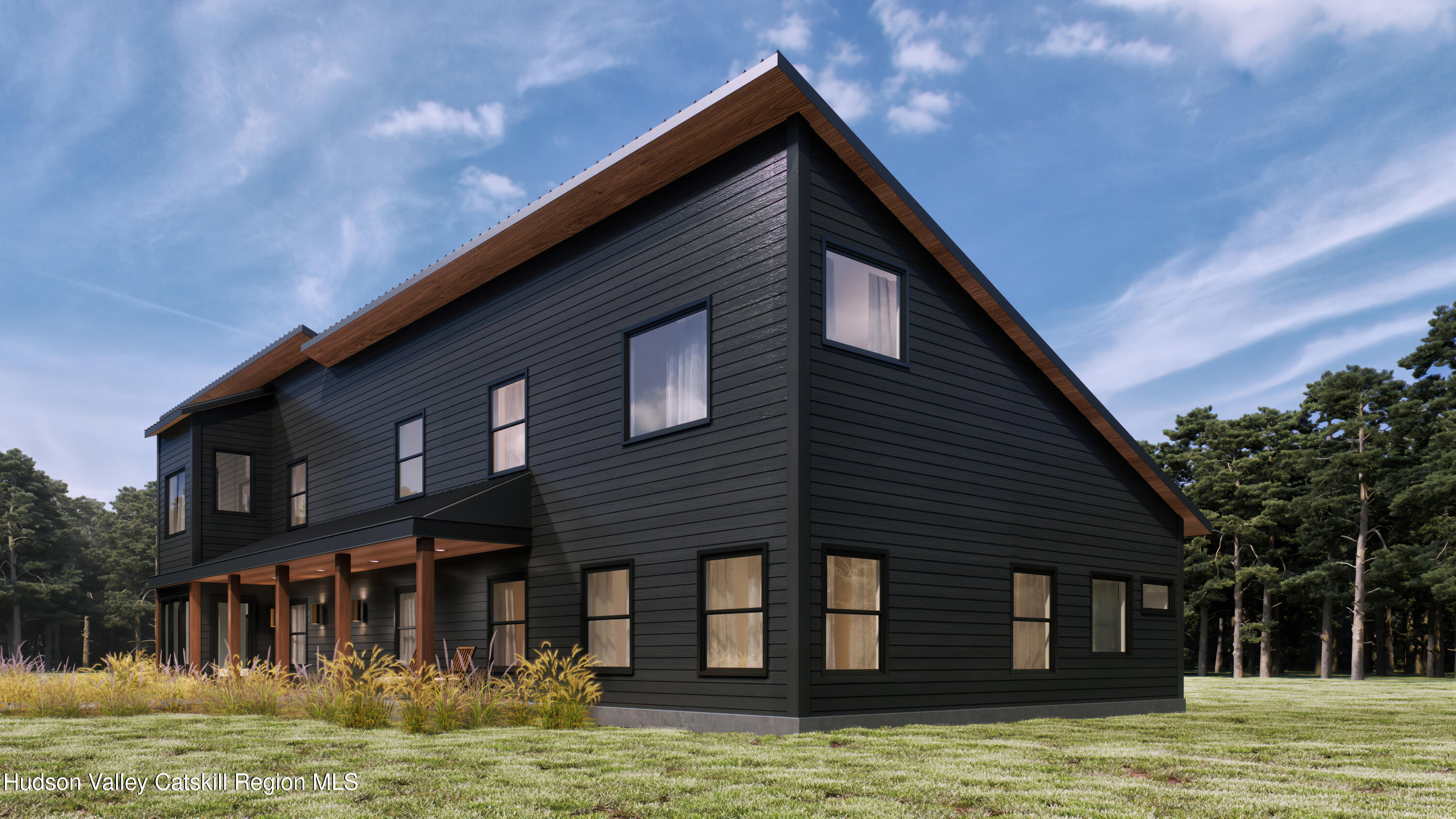 45 Mill Brook Lane Kerhonkson, NY 12446 - Photo 11 of 13 a backyard of a house with lots of green space