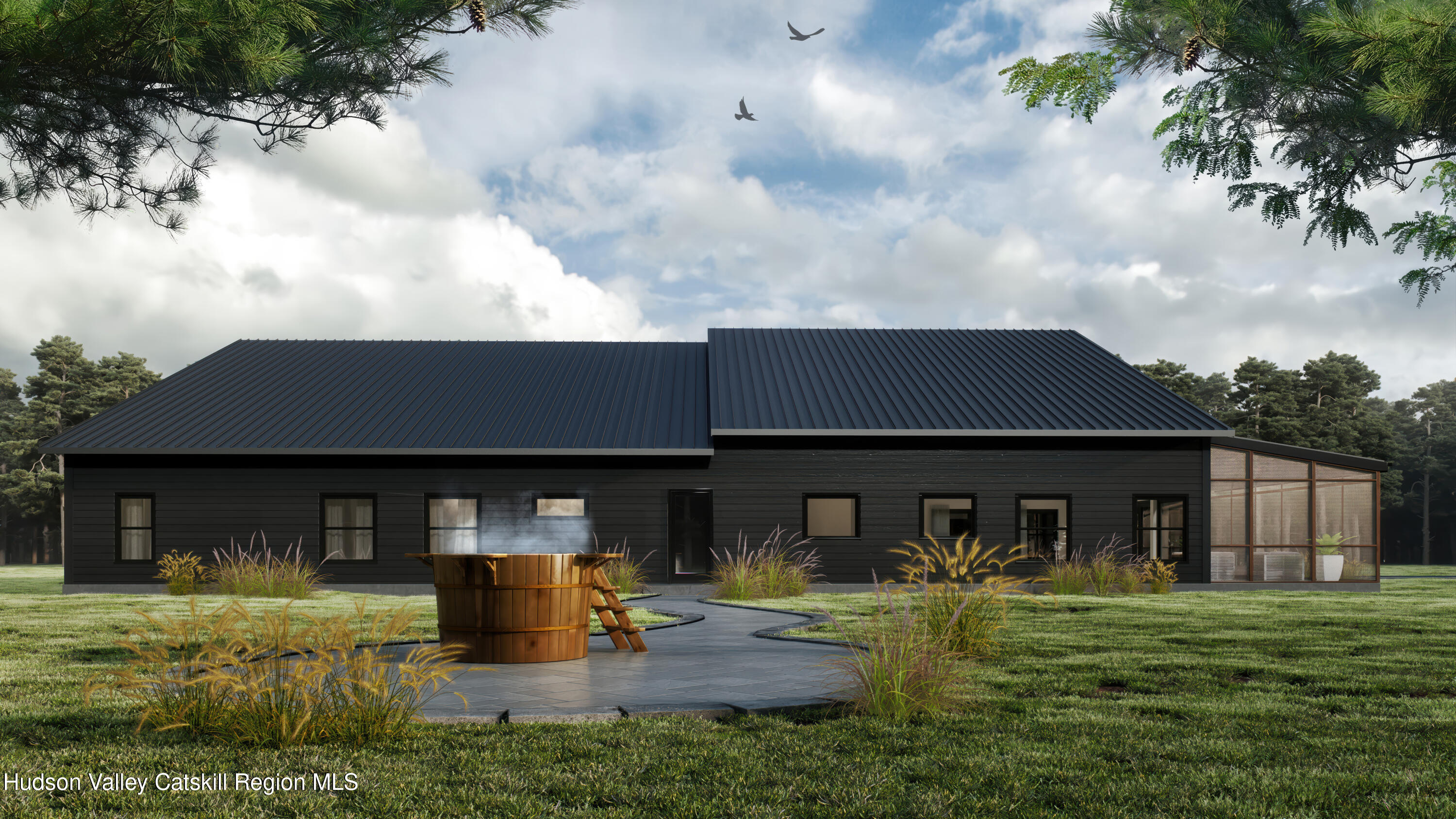 45 Mill Brook Lane Kerhonkson, NY 12446 - Photo 3 of 13 a front view of a house with garden