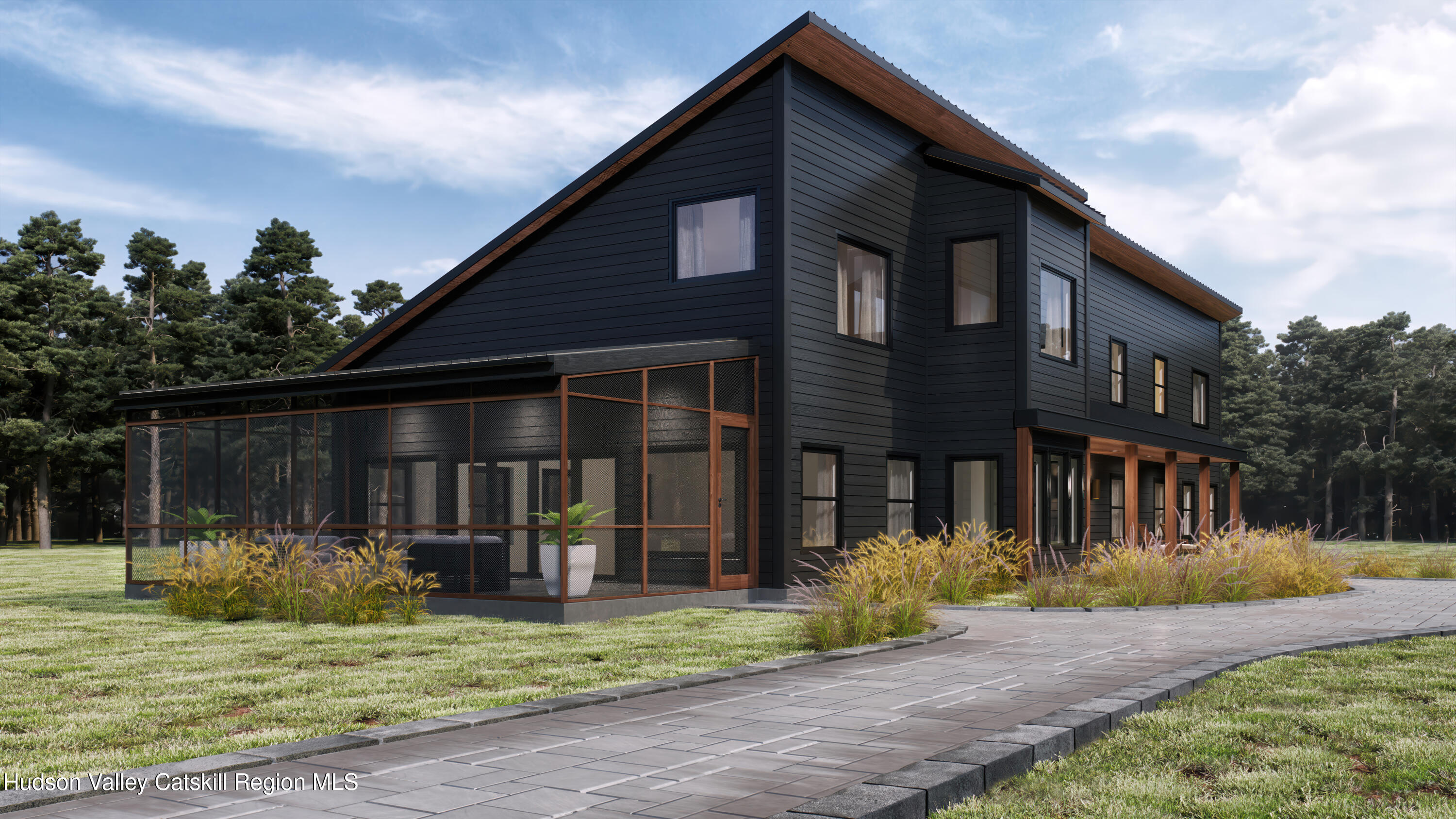 45 Mill Brook Lane Kerhonkson, NY 12446 - Photo 10 of 13 a view of a house with backyard and porch