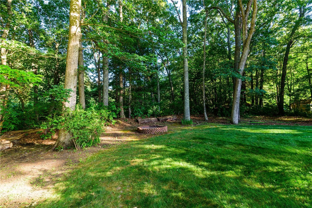680 Fletcher Road North Kingstown, RI 02852 - Photo 37 of 41 Private back yard with firepit