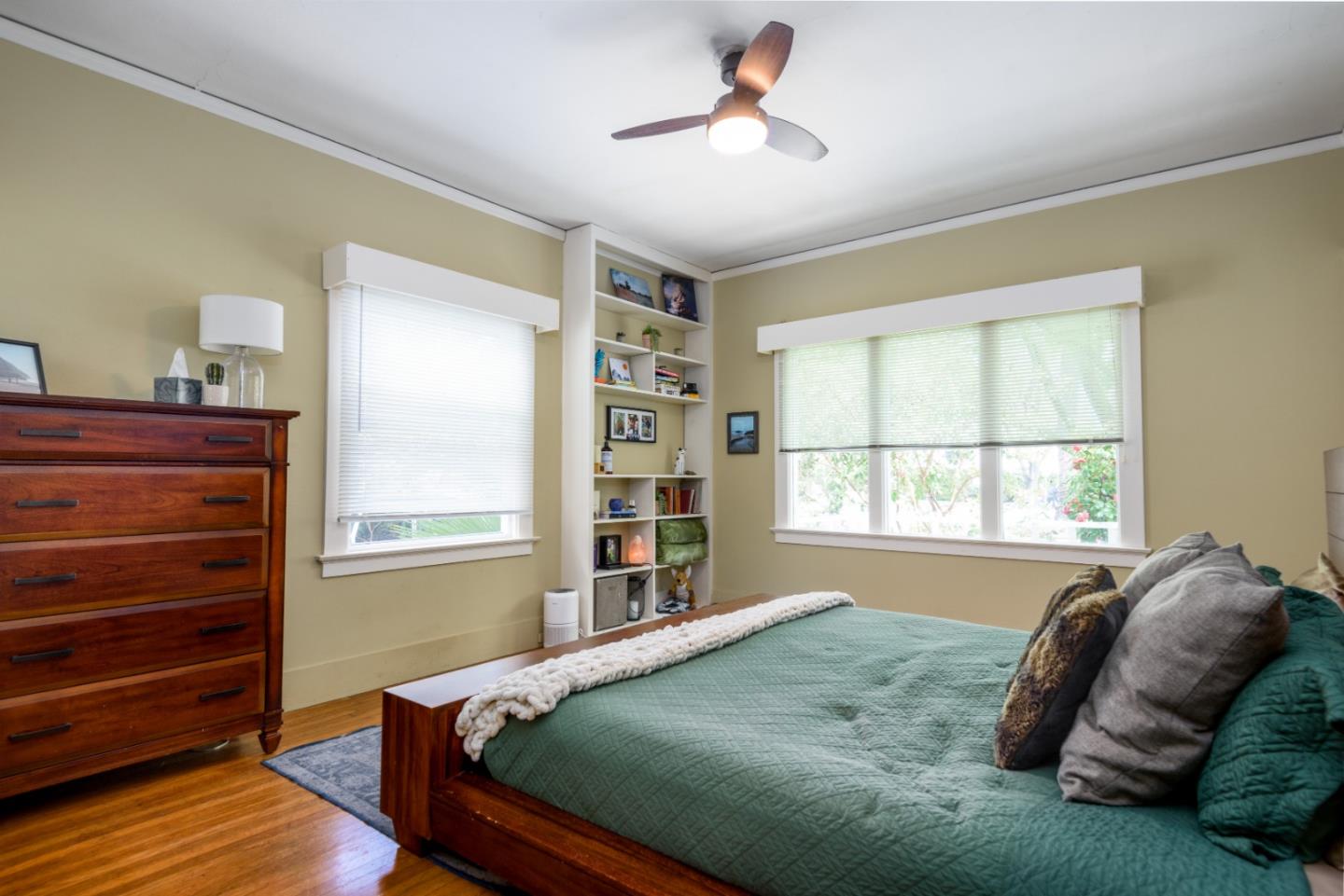 415 Primrose Road Burlingame, CA 94010 - Photo 8 of 23 a bed sitting in a bedroom next to a window