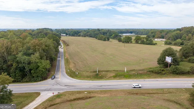 a view of a lake with a mountain in the background