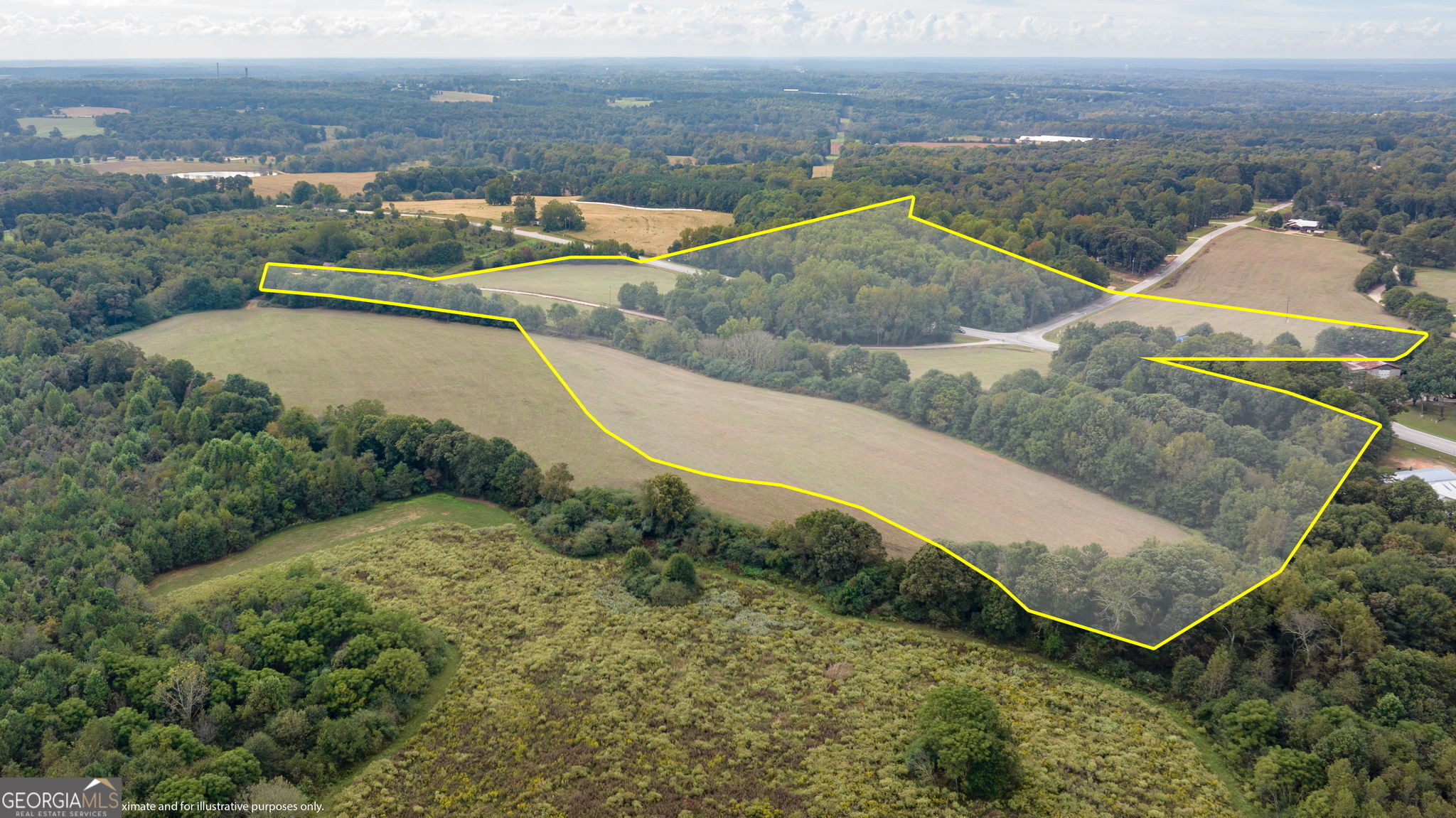 120 Hunnicutt Circle Canon, GA 30520 - Photo 4 of 30 an aerial view of residential houses with outdoor space