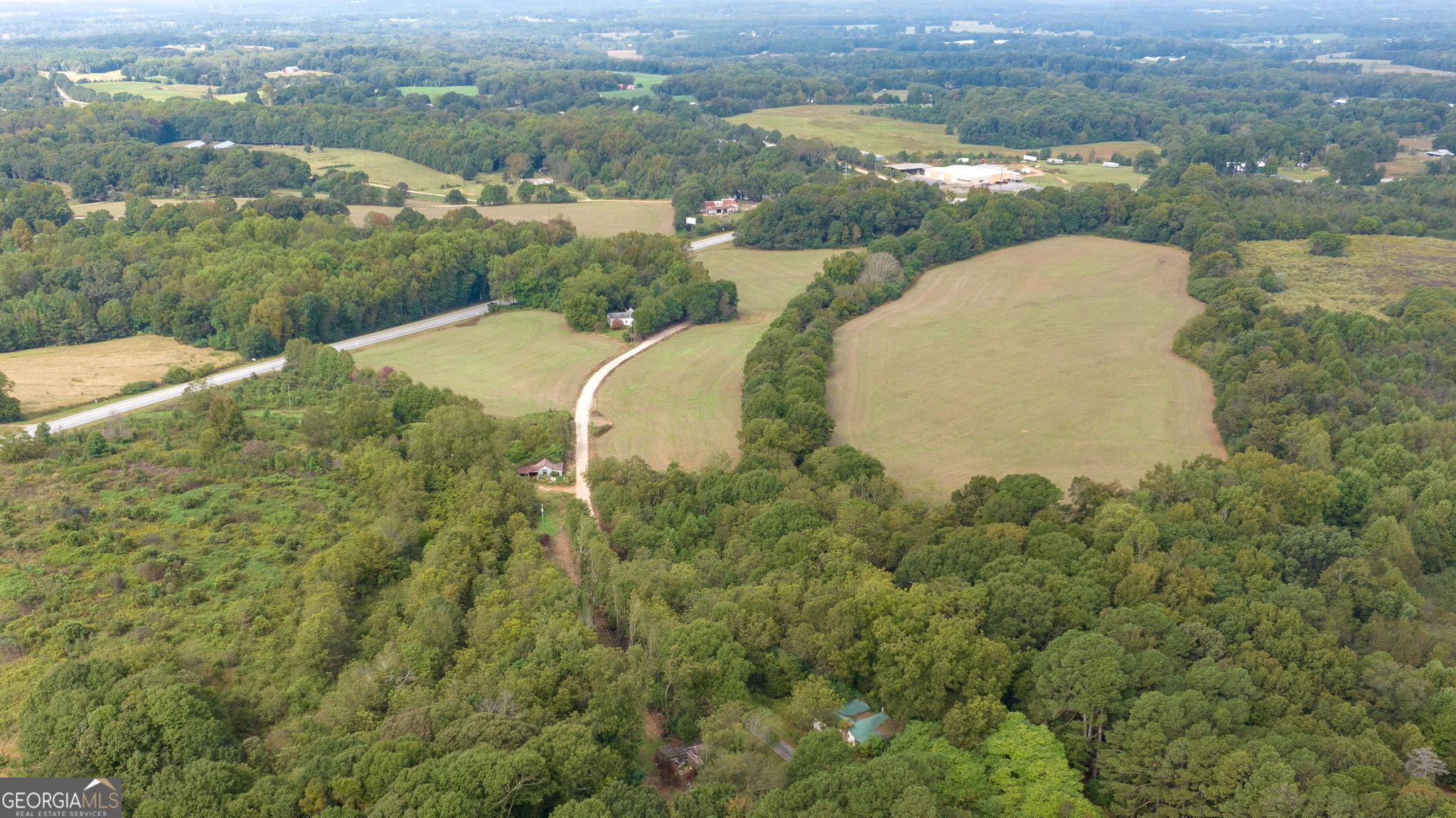 120 Hunnicutt Circle Canon, GA 30520 - Photo 5 of 30 an aerial view of a house with yard