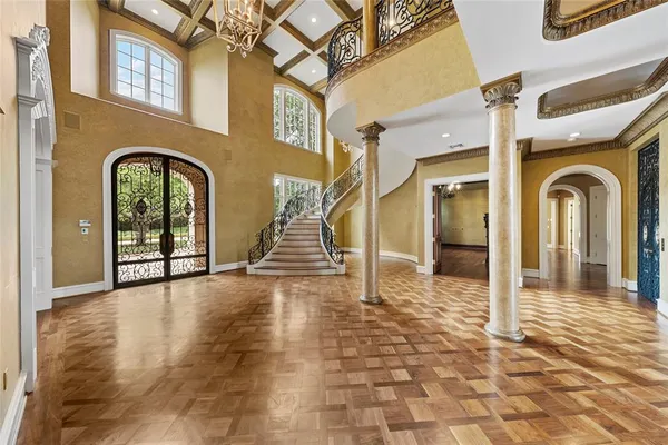 a view of an entryway door