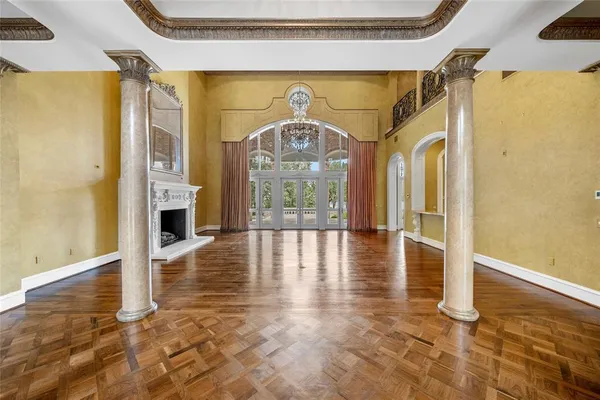 a view of a entryway door