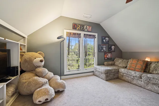 a view of a porch with wooden floor and outdoor space