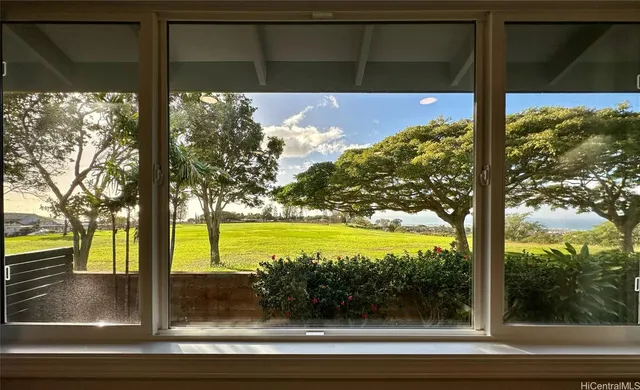 a view of a city from a window