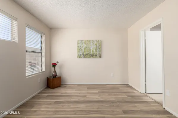 a view of an empty room