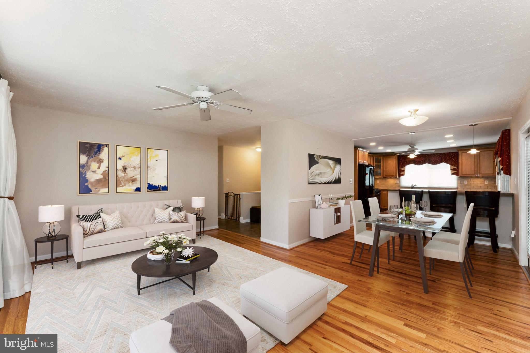 1326 Canyon Road Silver Spring, MD 20904 - Photo 7 of 21 *Virtually staged* Living room/dining room