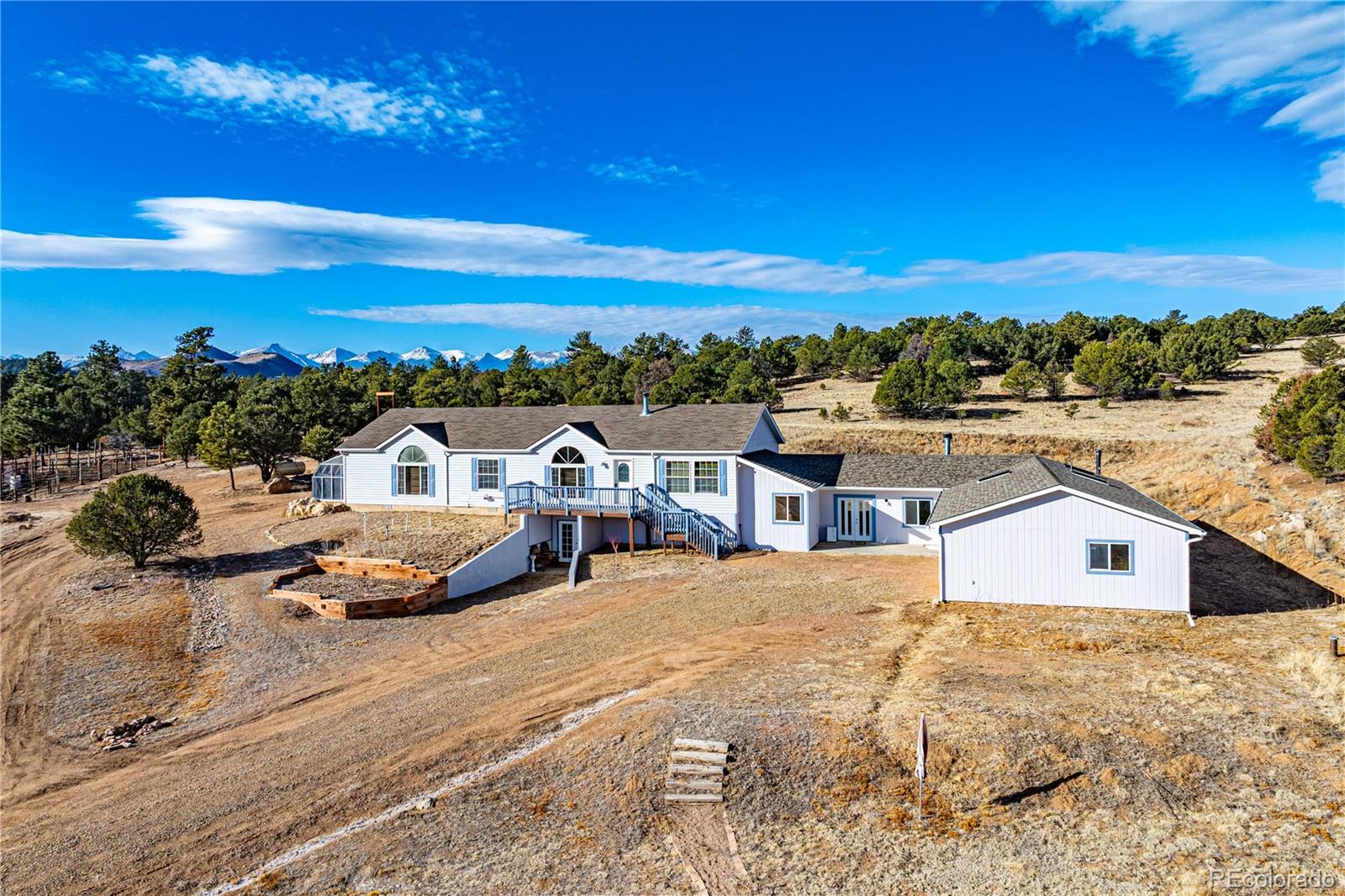 7191 Copper Gulch Road Cotopaxi, CO 81223 - Photo 2 of 50 a view of a terrace with a ocean view