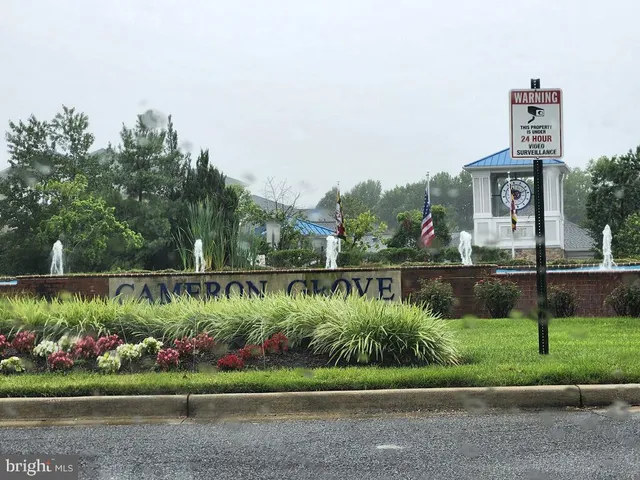 a view of a garden with a lake view