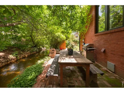 a view of yard from deck