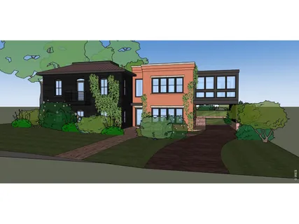 a balcony with a garden