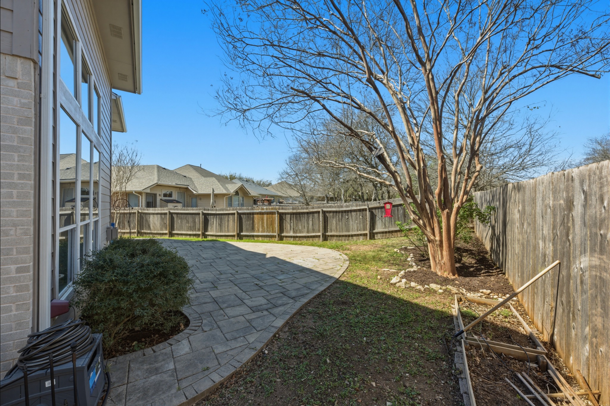 6810 Poncha Pass Austin, TX 78736 - Photo 33 of 35 a view of backyard of house