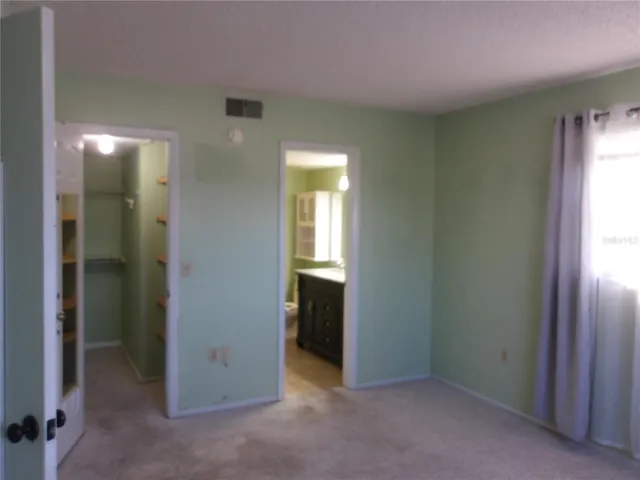 a room with storage and utility