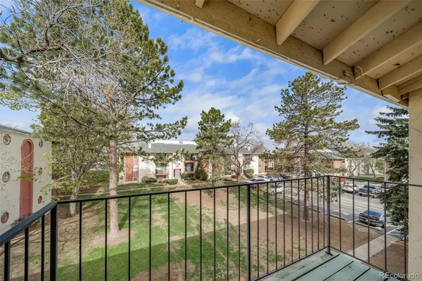 a view of a balcony