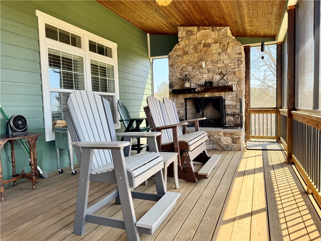 212 Holland Ford Road Pelzer, SC 29669 - Photo 12 of 46 Screened Porch