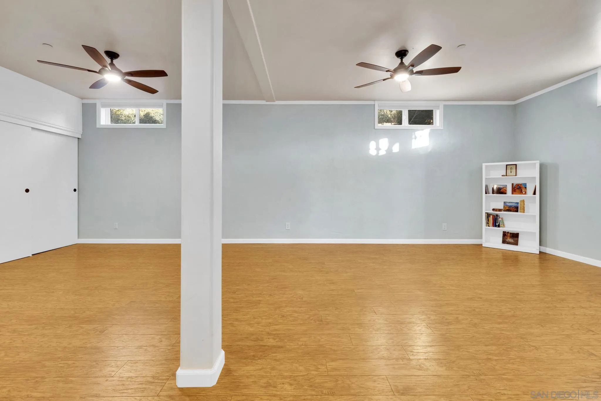 17735 Harrison Park Road Julian, CA 92036 - Photo 30 of 43 a view of an empty room with a chandelier fan