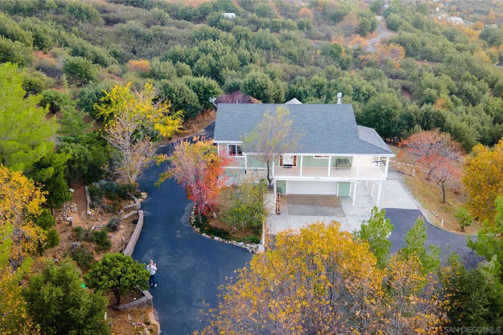 17735 Harrison Park Road Julian, CA 92036 - Photo 3 of 43 an aerial view of a house