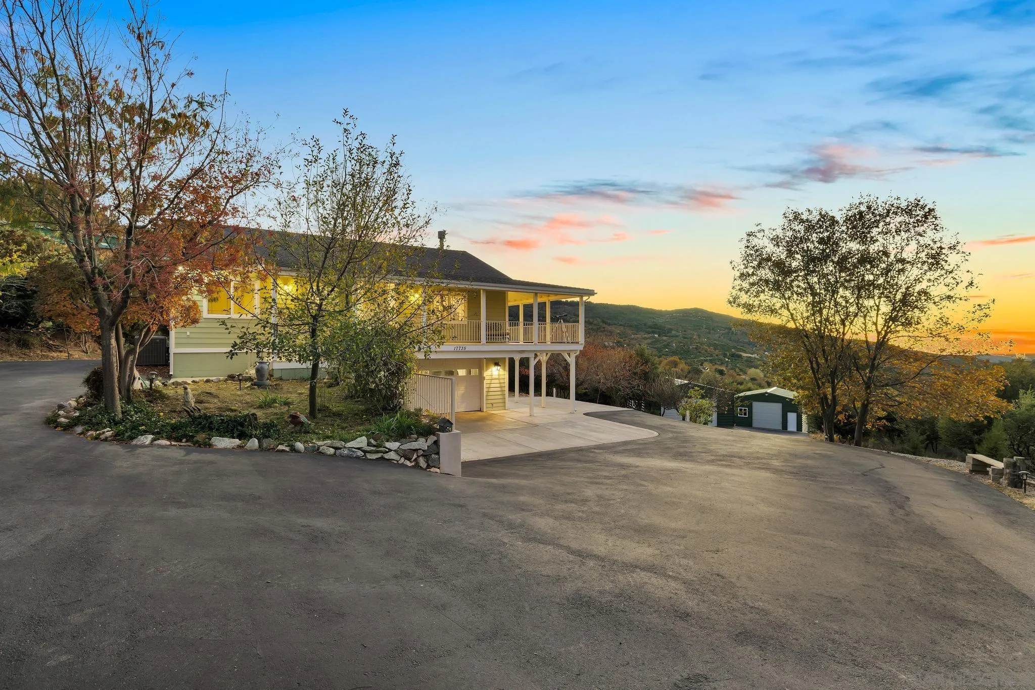 17735 Harrison Park Road Julian, CA 92036 - Photo 7 of 43 a view of a house with a snow in the yard
