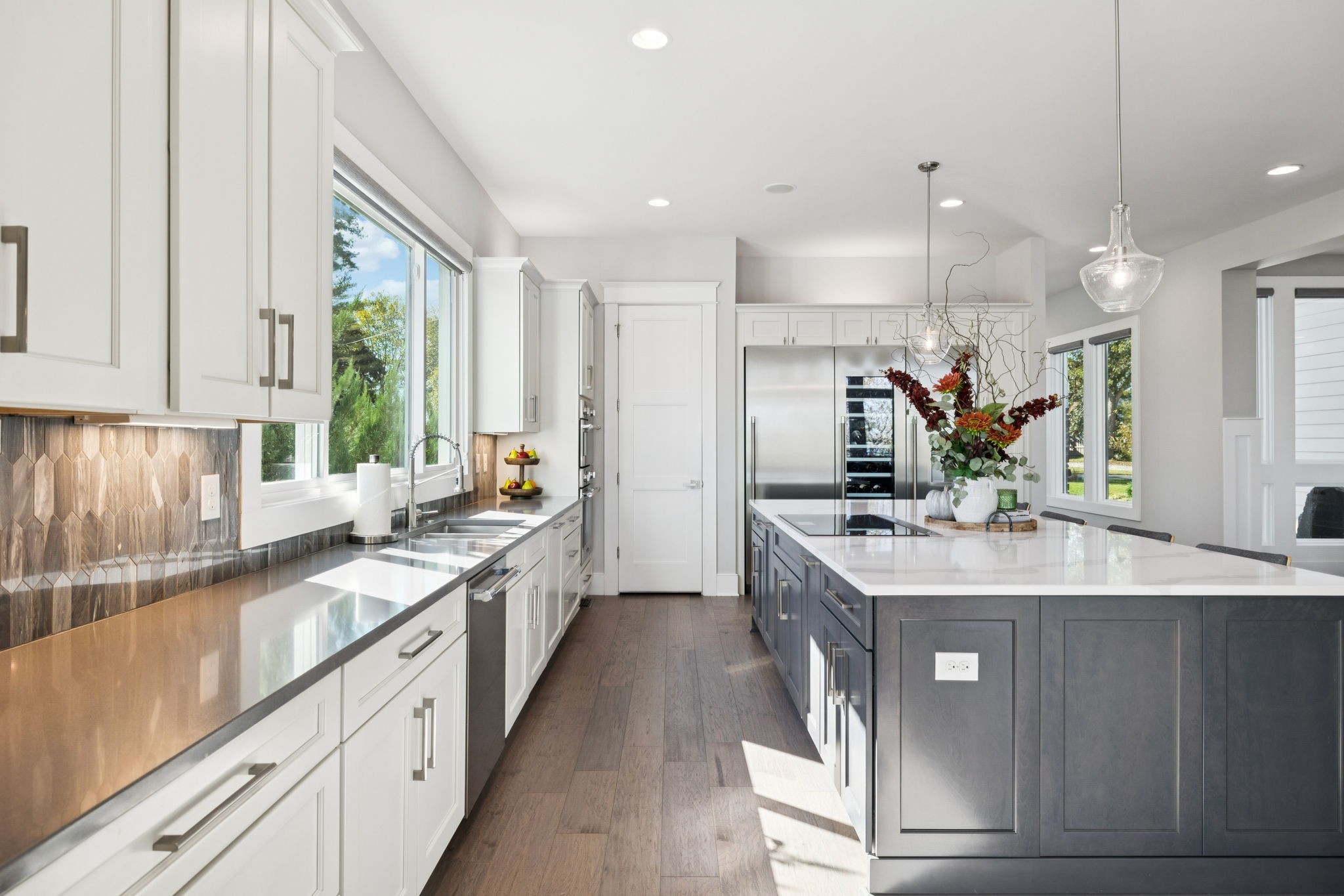 809 Burton Point Road Mount Juliet, TN 37122 - Photo 14 of 75 a kitchen with stainless steel appliances granite countertop a sink a stove and a wooden floors