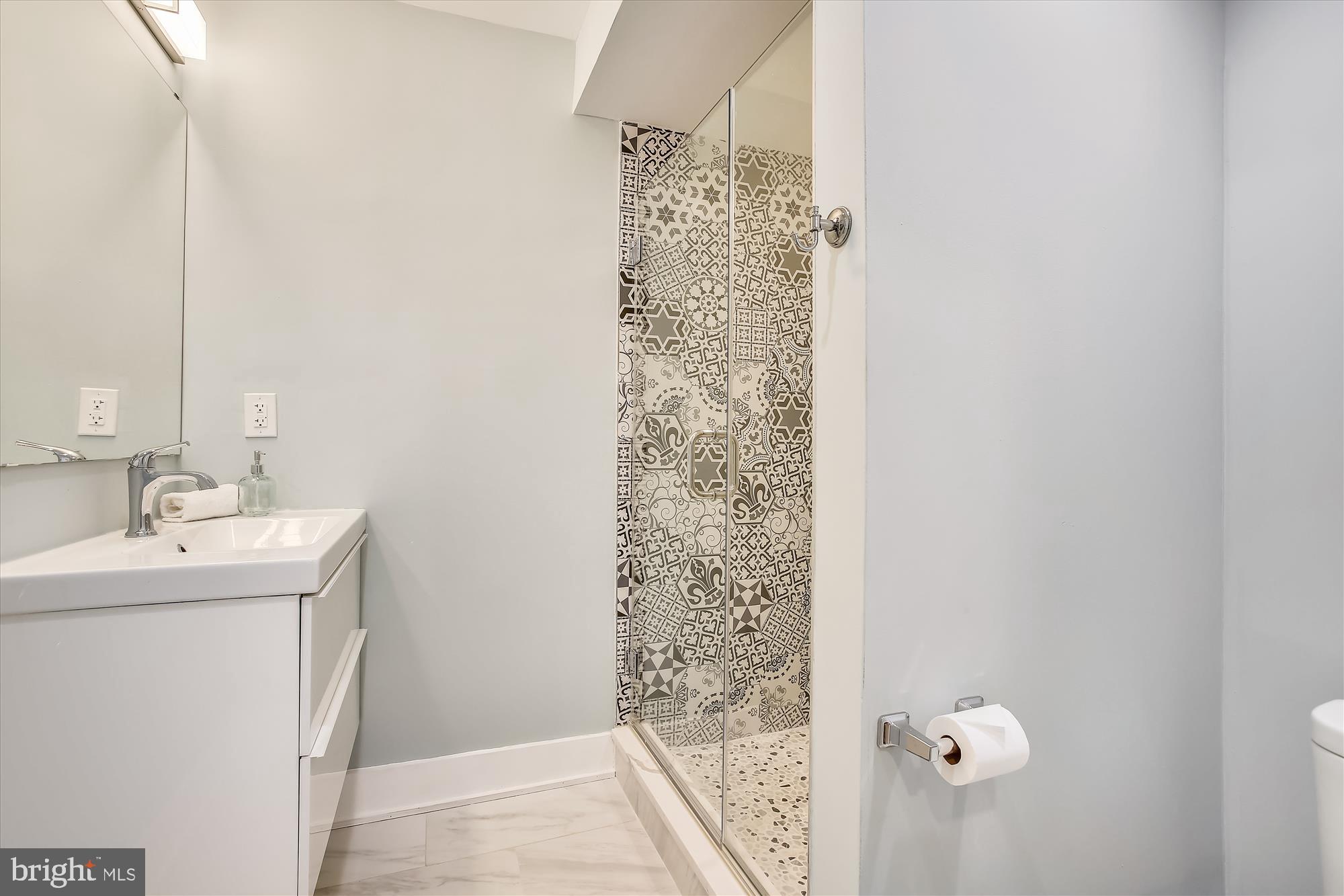 616 Roxboro Place Northwest Washington, DC 20011 - Photo 31 of 45 Lower Level Full Bath #3