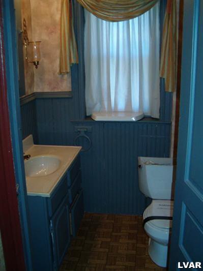 31 North 3rd Street Coplay, PA 18037 - Photo 7 of 11 a bathroom with a granite countertop toilet and a sink