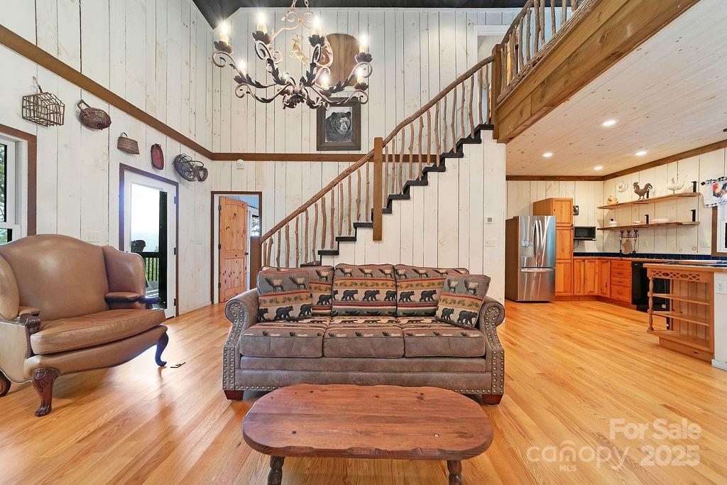 418 Sandy Lane Brevard, NC 28712 - Photo 17 of 45 a living room with furniture