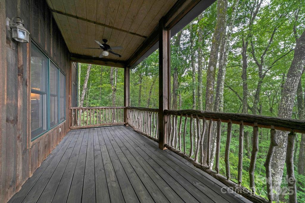 418 Sandy Lane Brevard, NC 28712 - Photo 44 of 45 a view of a wooden deck