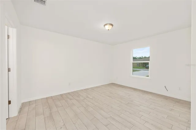 wooden floor in a room
