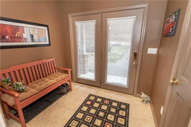 a view of a hardwood floor and wardrobe