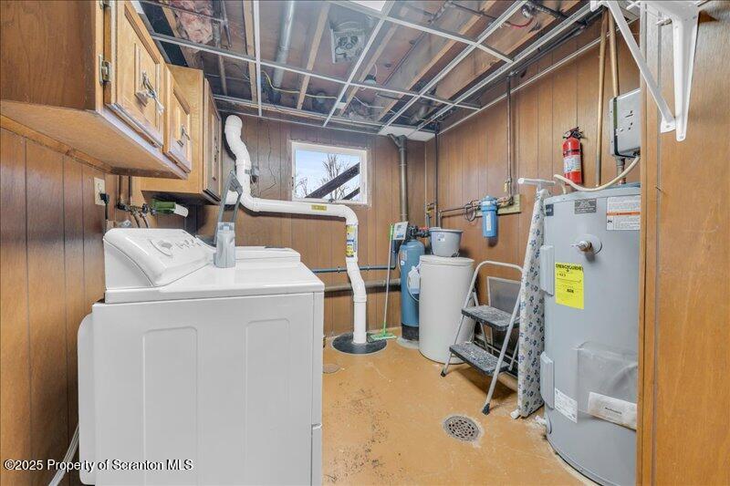 895 Cemetery Road Little Meadows, PA 18830 - Photo 32 of 40 a utility room with dryer and washer