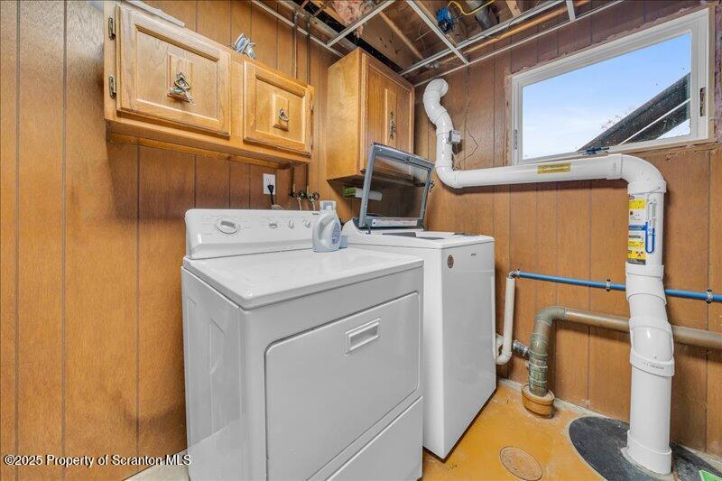 895 Cemetery Road Little Meadows, PA 18830 - Photo 33 of 40 a utility room with dryer and washer