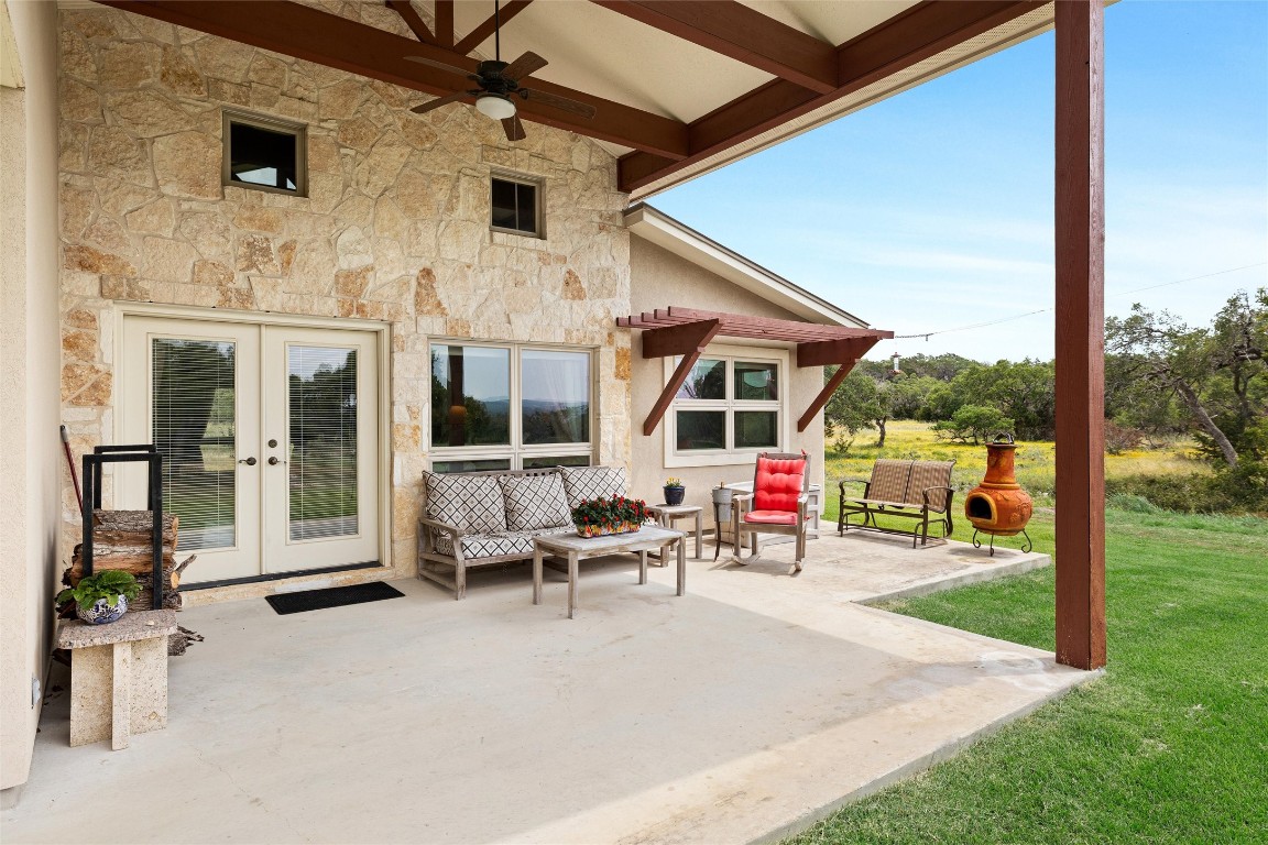 426 Preiss Ranch Road Blanco, TX 78606 - Photo 21 of 40 a view of outdoor space yard deck and patio
