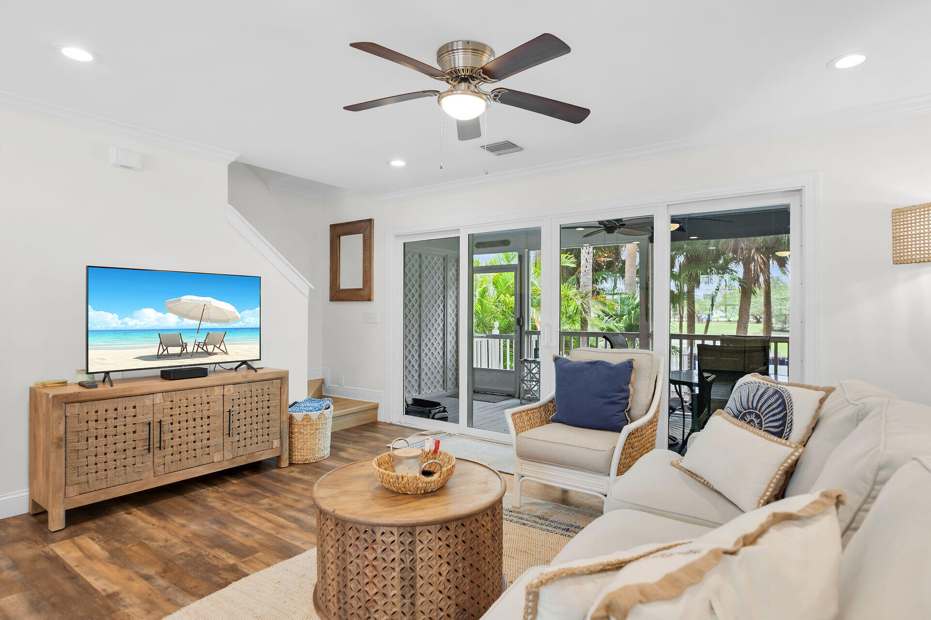 60 Golf Club Drive Key West, FL 33040 - Photo 13 of 42 a living room with furniture and a large window