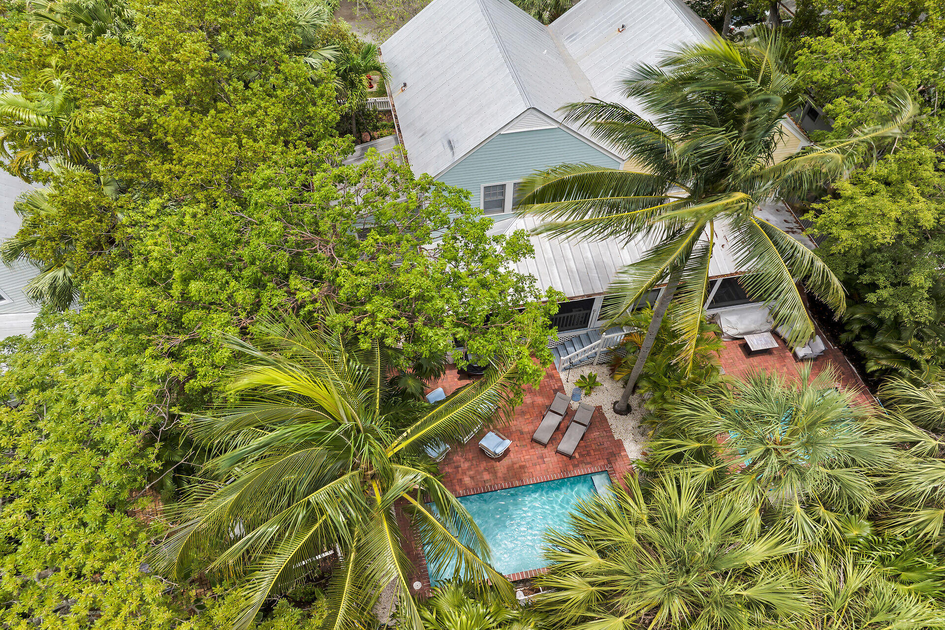 60 Golf Club Drive Key West, FL 33040 - Photo 39 of 42 Aerial View of Back yard