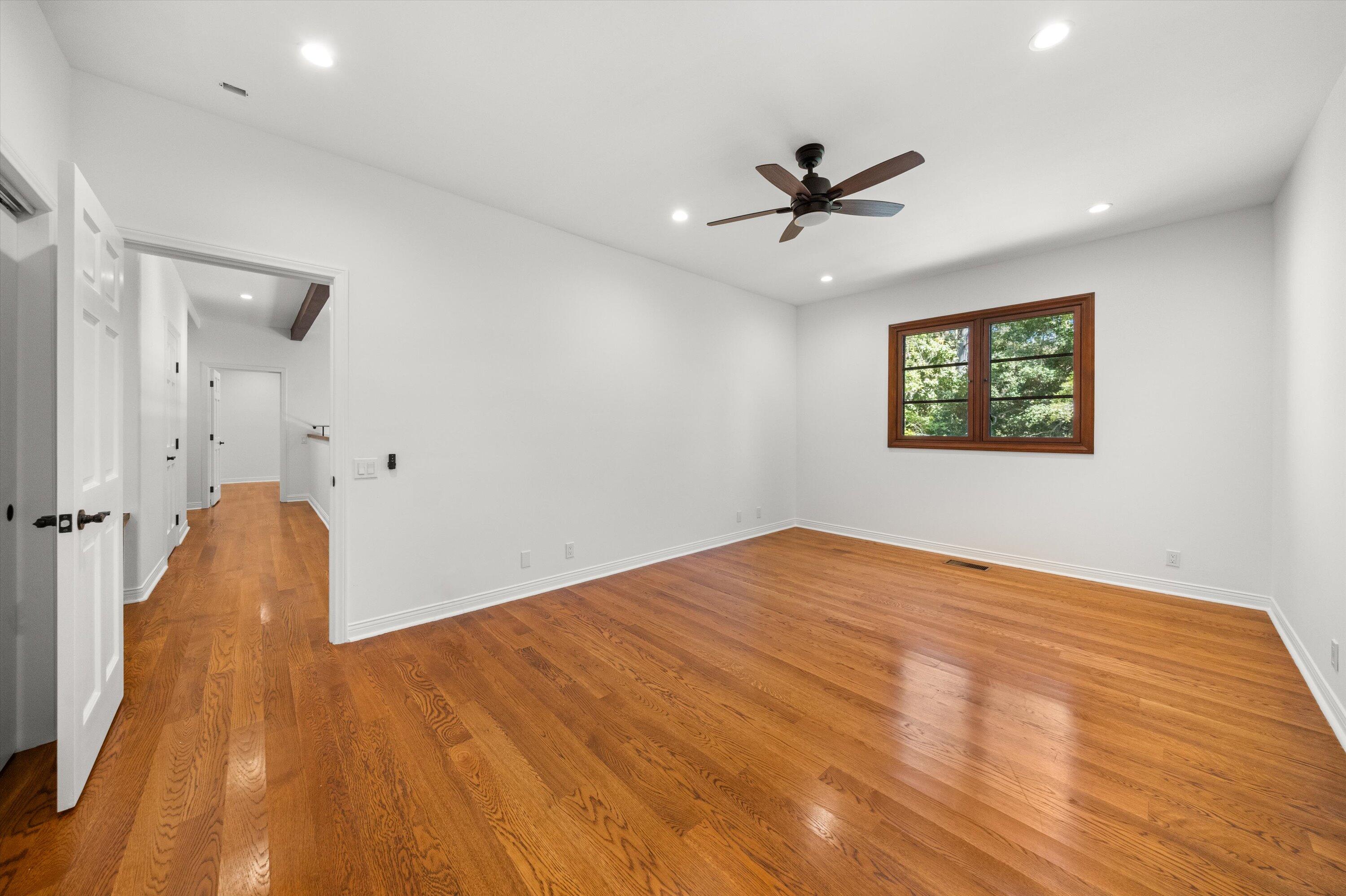 342 Sheffield Drive Montecito, CA 93108 - Photo 27 of 46 wooden floor in an empty room with a window