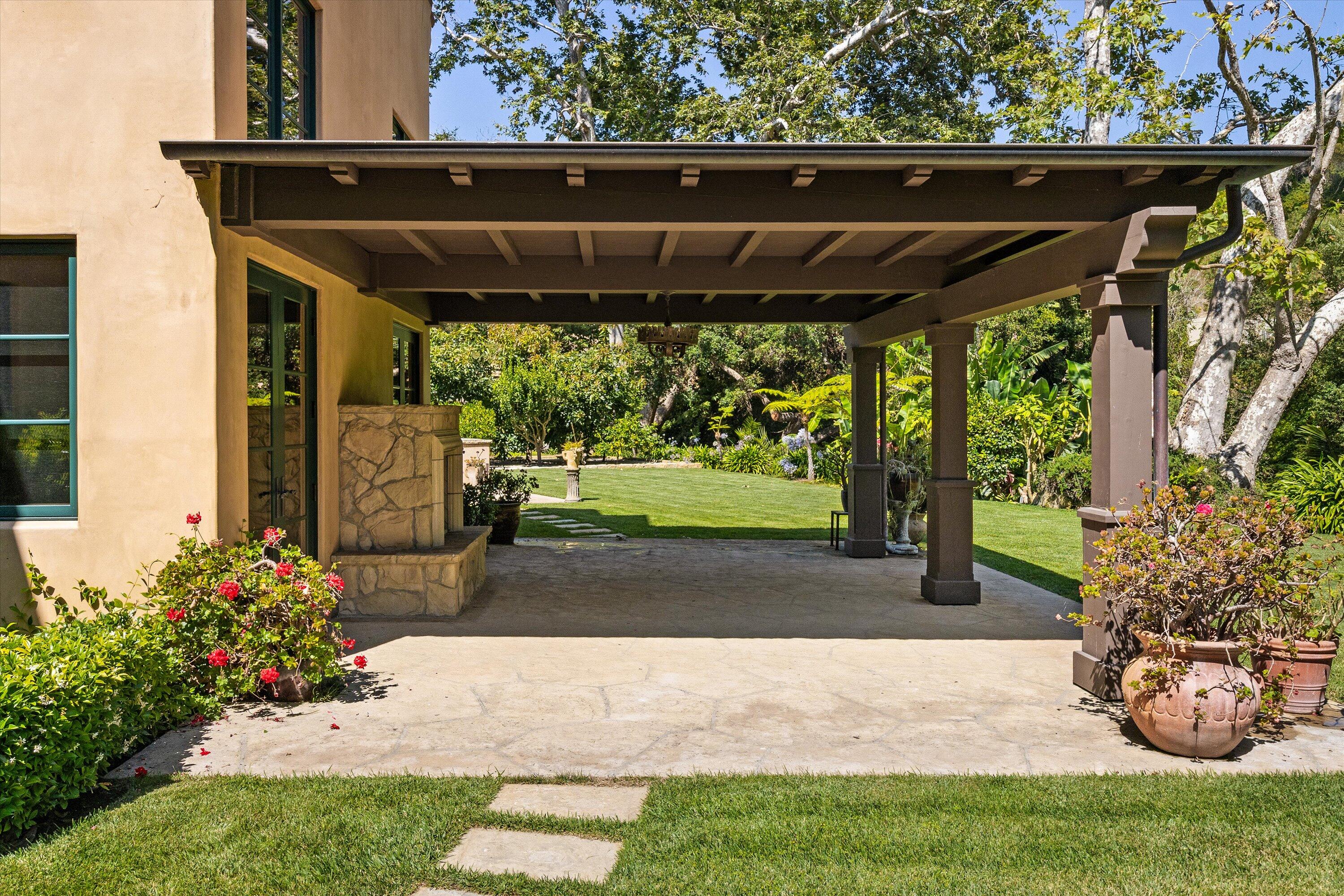 342 Sheffield Drive Montecito, CA 93108 - Photo 32 of 46 a view of porch with seating space