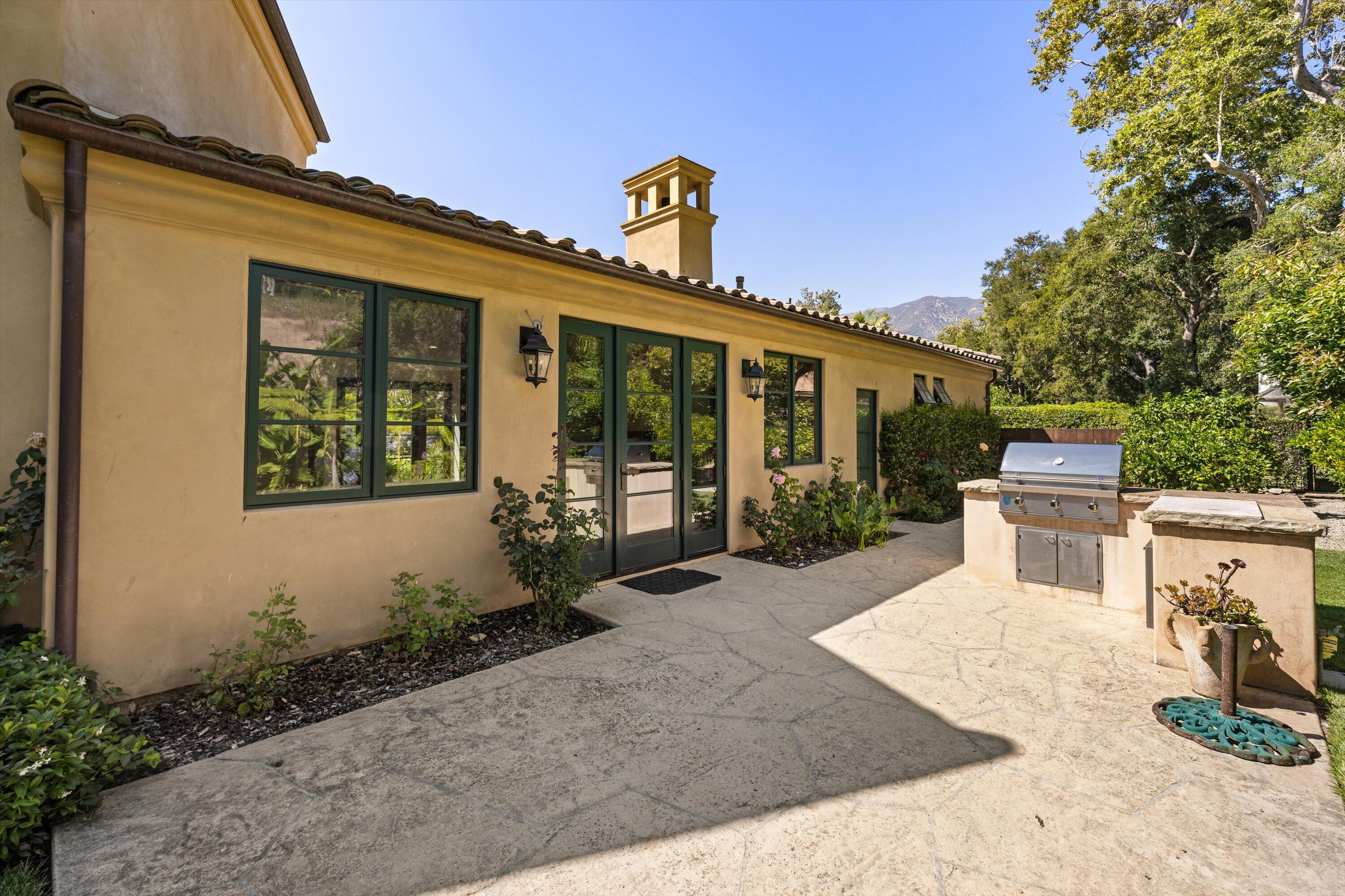 342 Sheffield Drive Montecito, CA 93108 - Photo 39 of 46 a view of a house with backyard and sitting area
