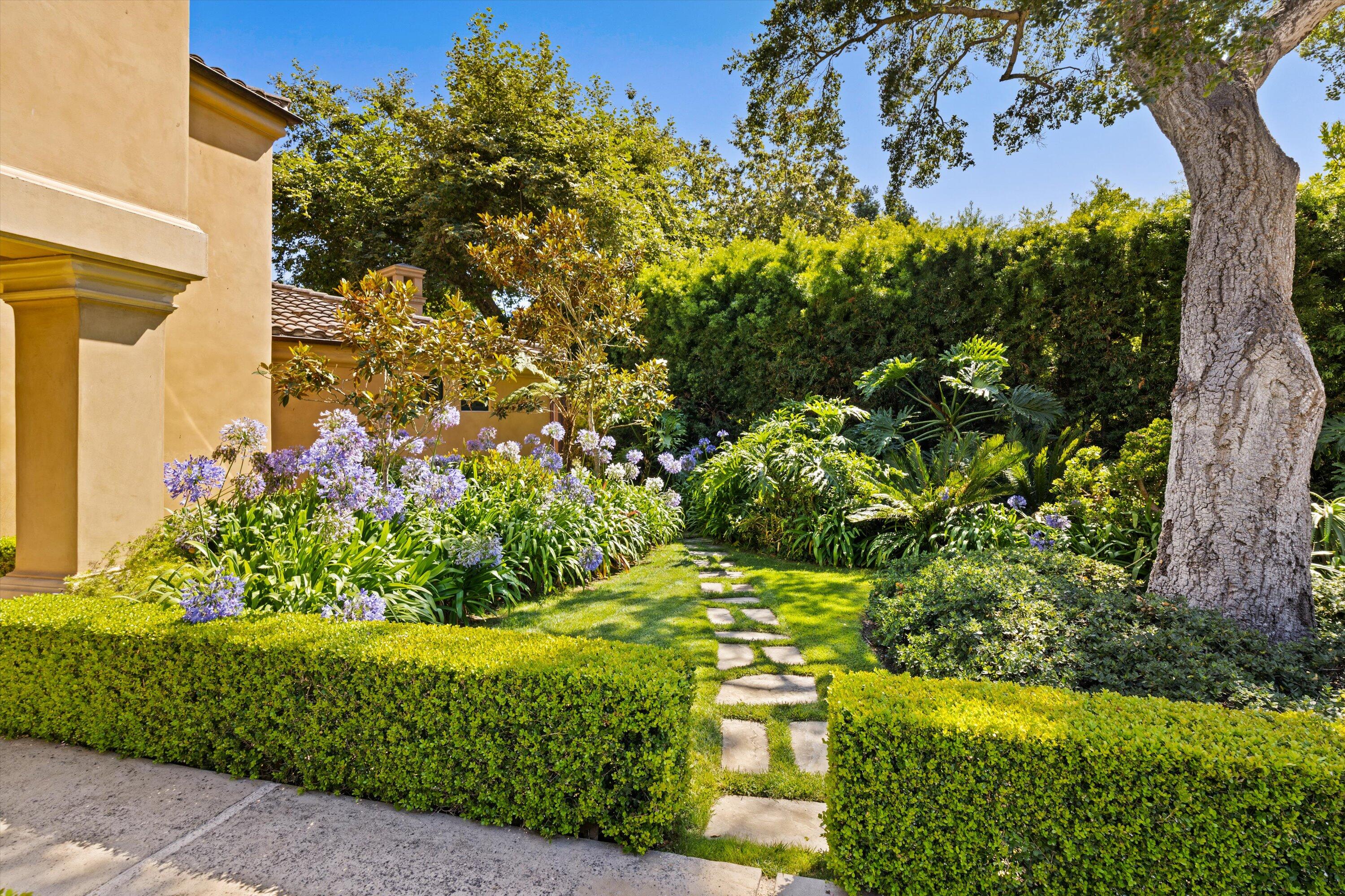 342 Sheffield Drive Montecito, CA 93108 - Photo 5 of 46 a view of a garden with plants