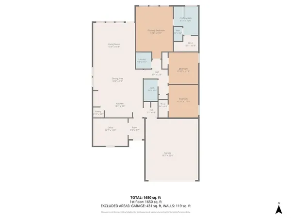 a picture of a floor plan