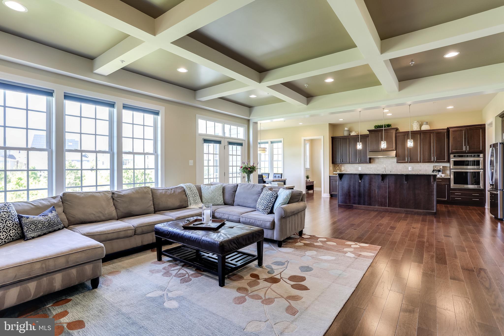 7772 Elmwood Road Fulton, MD 20759 - Photo 12 of 84 Family Room with Coffered Beam Ceilings