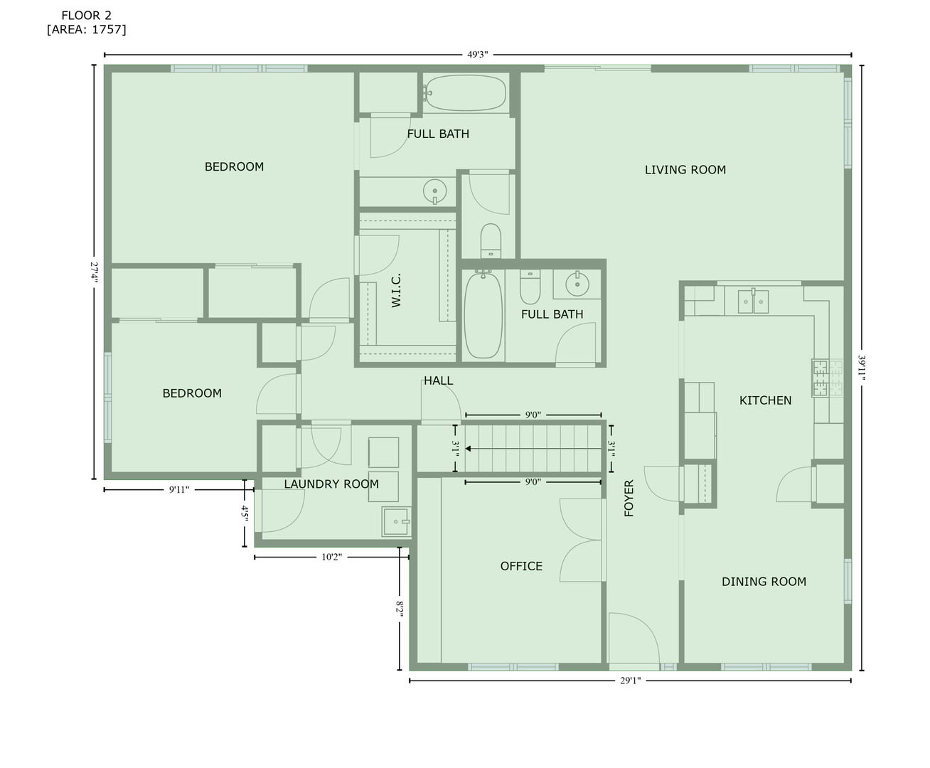 708 Bohannon Circle Oswego, IL 60543 - Photo 23 of 24 a picture of a bathroom with a shower