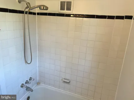 a bathroom with a shower and a bathtub