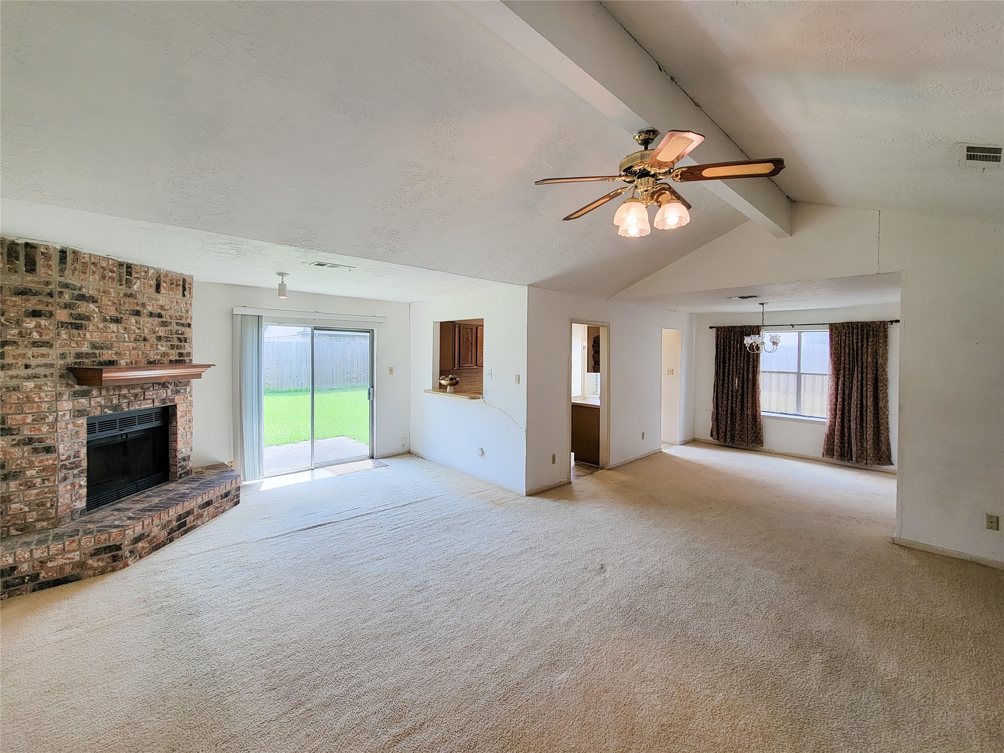 23211 Timberbrook Drive Spring, TX 77373 - Photo 6 of 34 a view of a livingroom with a fireplace and window