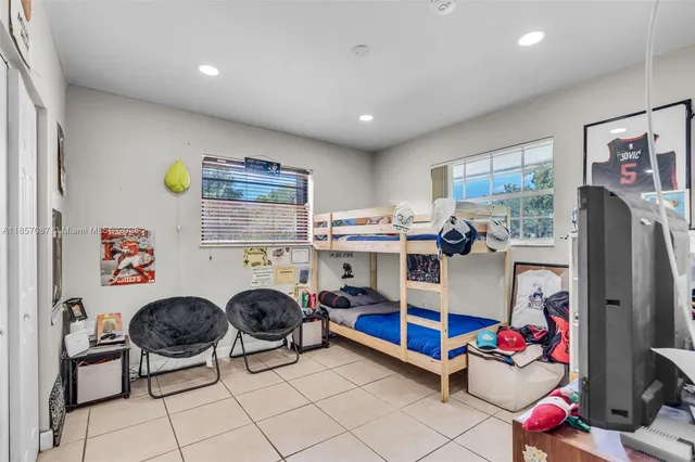 a storage room with washer and dryer
