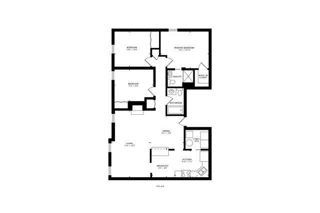 a picture of a floor plan